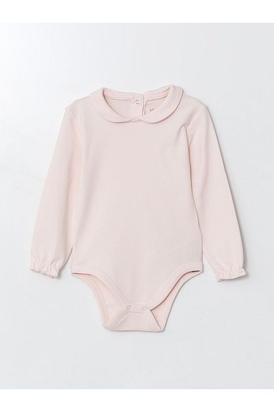 LC Waikiki Baby Collar Basic Baby Girl Snap Bodysuit
