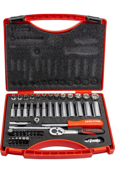 Marka Izeltas Socket Set 1/4 Key and Bit Set 48 Pieces