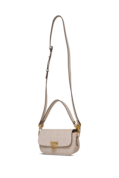 U.S. Polo Assn. Women's Messenger Bag Ecru - Us25155