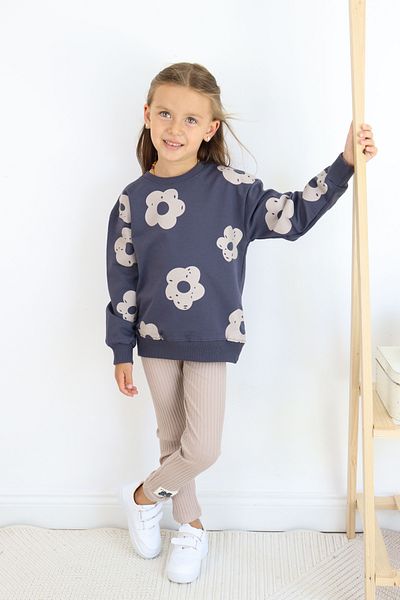 e-çocuk Daisy Tights 3-9 Years Old Girl's Suit 1497