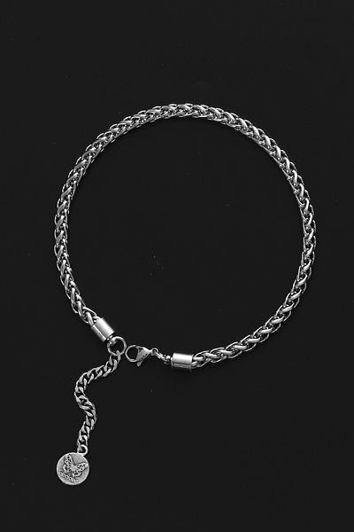 LABALABA Men's Fish Back Model Steel Chain Bracelet