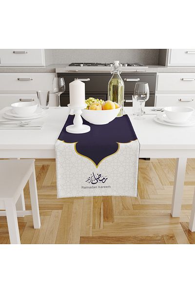 Filamente Ramadan Runner / Ramadan Pattern / Stain Resistant - Washable Micropetek Fabric 140x40