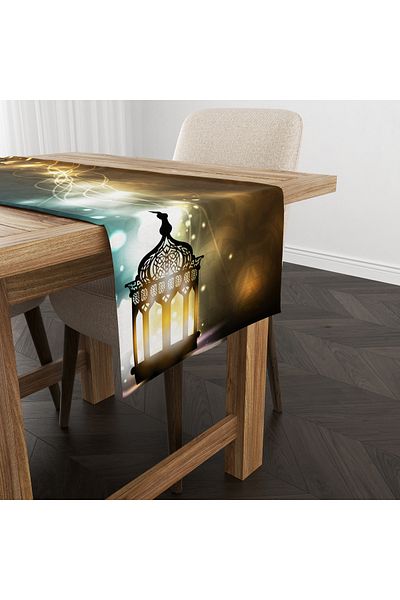 Filamente Ramadan Runner / Ramadan Pattern / Rezistent la pete - Tesatura Micropetek lavabila 140x40