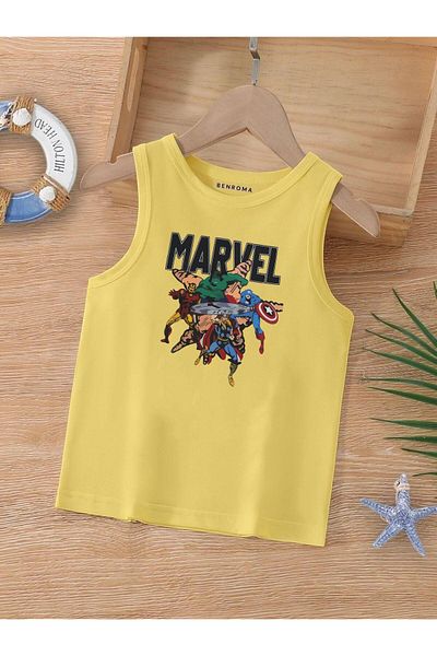 BENROMA 1 tricou este un cadou pentru achiziții de 6 și mai sus în coș - Tricou fără mâneci pentru copii cu imprimeu cu personaje de desene animate
