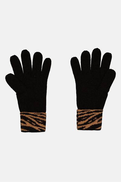 Michael Kors Women Knitted Glove, Black