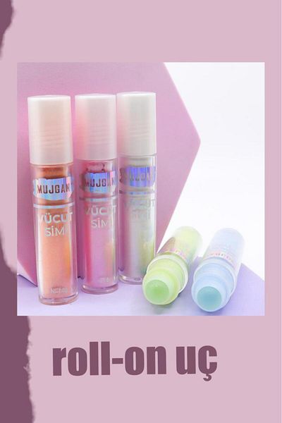 MUJGAN 5-Color Body Glitter Set