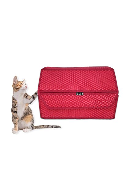 Bod Dış Mekan Yağmura Ve Soğuğa Dayanıklı Eva Kedi Evi Yuvası Kırmızı