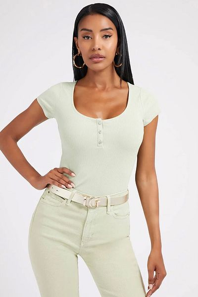 Guess Ss Snow Γυναικείο Tshirt W2YP24KBCO2