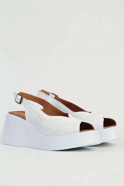 Pierre Cardin White Women's Wedge Heeled Shoes Pc-54587