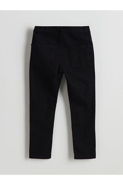 LC Waikiki Black Adjustable Waist Boy's Trousers