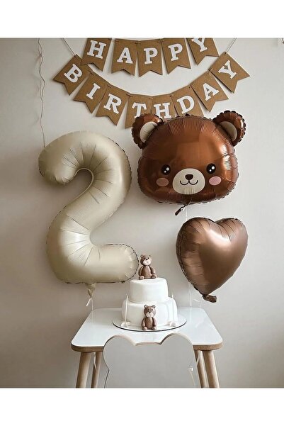 Bkmc ΑΡΚΟΥΔΑΚΙ ΚΕΦΑΛΙ ΦΟΥΛΙ ΡΕΤΡΟ ΚΡΕΜΑ ΗΛΙΚΙΑ ΦΥΛΛΟ ΜΠΑΛΟΝΙ KRAFT HAPPY WRIT...