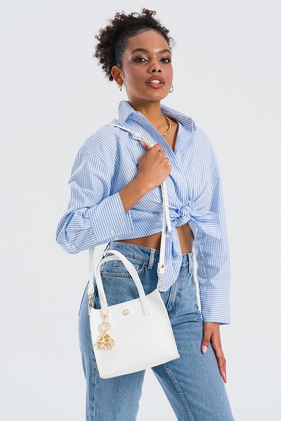 U.S. Polo Assn. White Women's Messenger Bag Us25187