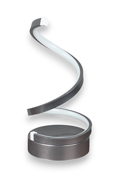 LEGACY Gray Color Modern Design Led Table Lamp, Lampshade and Night Light