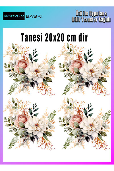 podyum baskı Ütü Ile Tekstil Baskısı 4lÜ Supla - Amerikan servis Baskı Seti