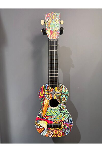 gonzales XU-21 SOPRANO UKULELE KUŞ DESENLİ