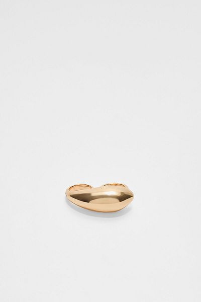 Stradivarius Double droplet ring
