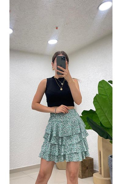 Nazline FUSTA MINI CU MODEL STRATIFICAT DE DĂME