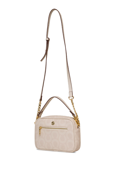 U.S. Polo Assn. Women's Messenger Bag - Ecru, Us25174