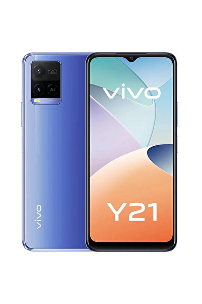 vivo YENİLENMİŞ VIVO Y21 64GB MAVİ CEP TELEFONU (12 AY GARANTİLİ) - C KALİTE