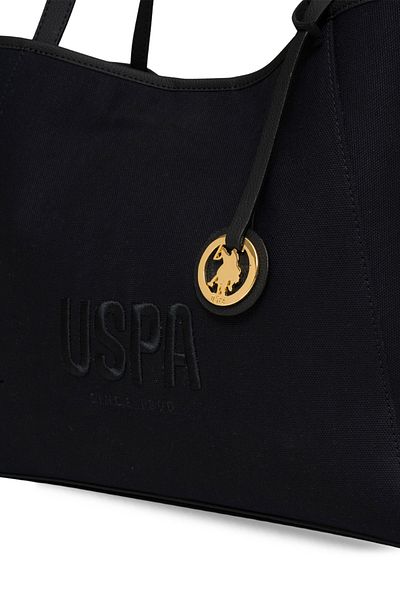 U.S. Polo Assn. Μαύρη γυναικεία τσάντα ώμου Us25312