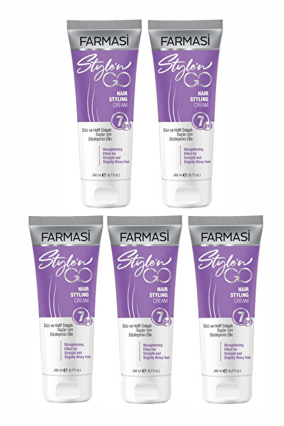 Farmasi 5'Li Farmasi Style N Go Düz Saçlar Için Bakım Kremi 200 Ml.