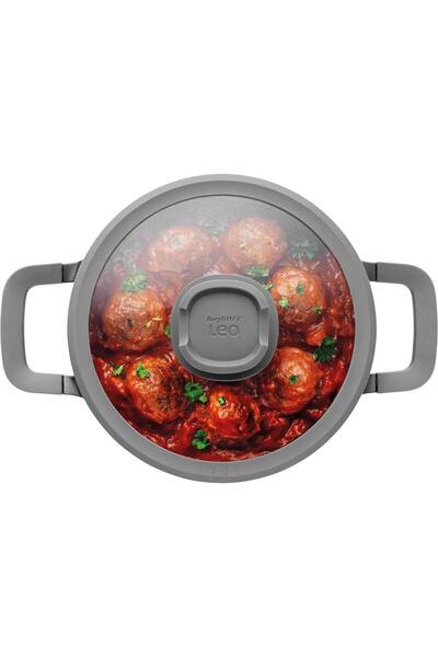 Berghoff LEO STONE Non-Stick Lid Aluminum Casting Hot Pot 20 cm