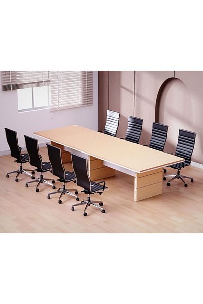 Mahmayi Zelda Conference Table | Office Conference cum Meeting Table, Oak_360cm