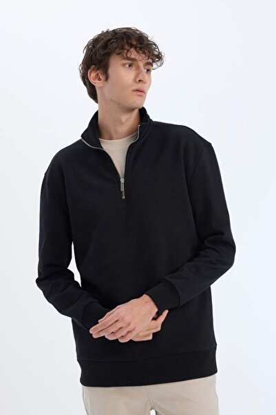 DeFacto Ανδρικό Φούτερ X7405AZ/BK81 ΜΑΥΡΟ