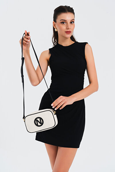 Nautica Beige-Black Women's Messenger Bag Cn7233T