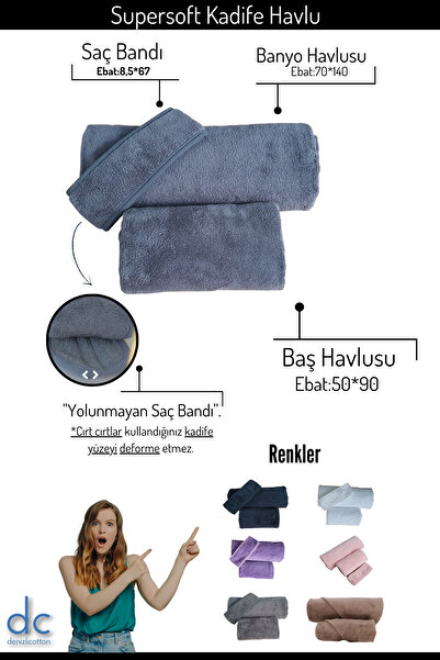 velvettowels Набір суперм'яких оксамитових рушників для салонів краси