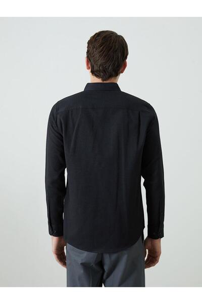 LC Waikiki LCWAIKIKI Classic Regular Fit Long Sleeve Dobby Men's Shirt