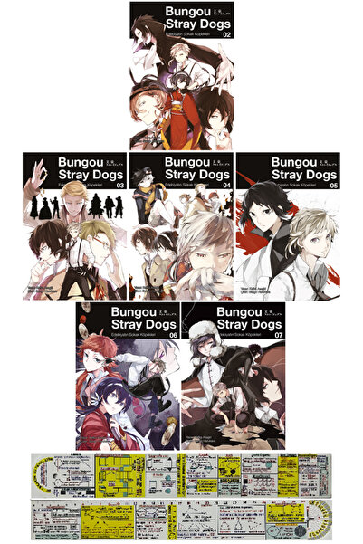 Gerekli Şeyler Yayıncılık Bungou Stray Dogs 2-3-4-5-6-7. Ciltler Manga Seti +...