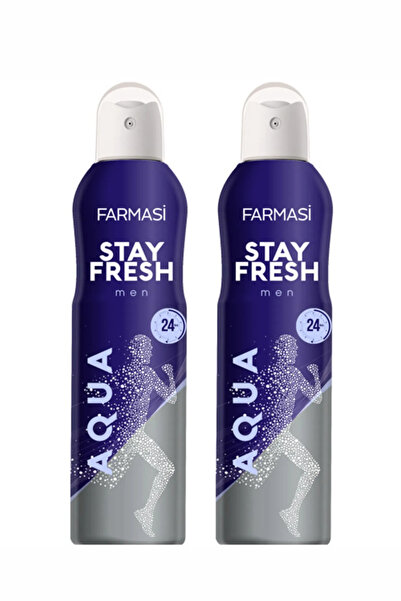Farmasi Deodorant - 2'Li Stay Fresh Aqua Deodorant Erkek 150 ml