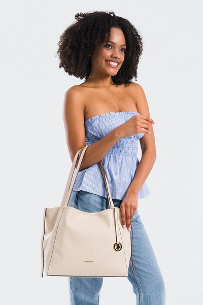 U.S. Polo Assn. Beige Women's Shoulder Bag Us25122