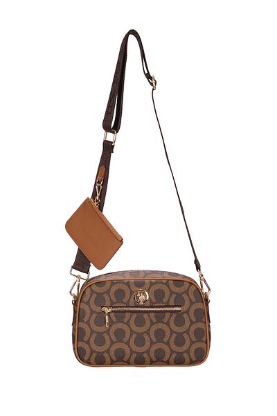 U.S. Polo Assn. Geantă Messenger pentru damă - culoare maro, Us25159