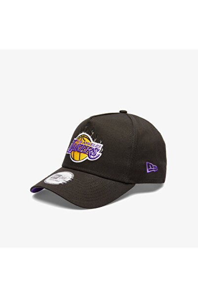 NEW ERA قبعة سوداء للجنسين من NBA Flame Eframe Loslak