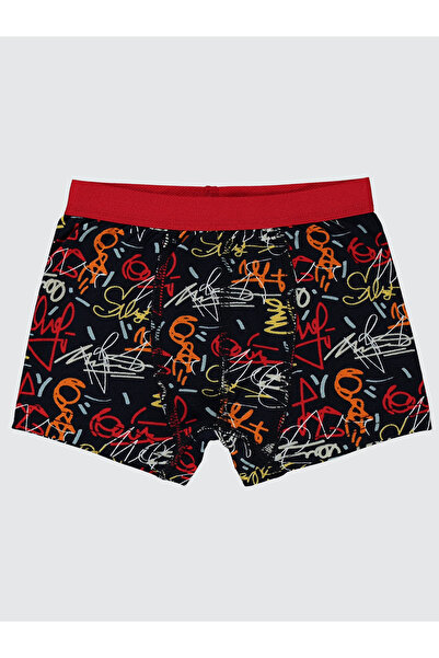 Civil Boys Erkek Çocuk 3'lü Boxer Set 2-10 Yaş Siyah