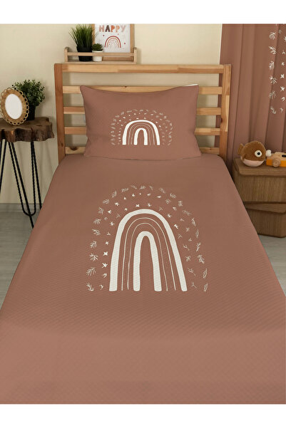 milbaygrup طقم بيكيه مفرد مطبوع ومزخرف للأطفال والرضع مقاس 160x220 سم