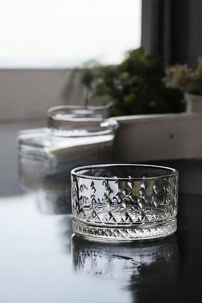 TrendDeco Set of 6 Glass Bowl Rice Pudding Dessert Bowl
