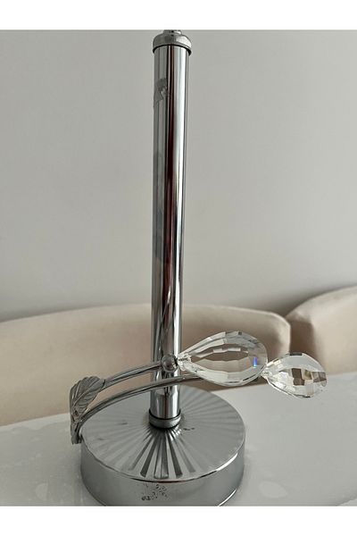 Decovio Μοντέρνα 33 cm Χρώμιο Χρώμιο Μεταλλική Όρθια Πετσέτα