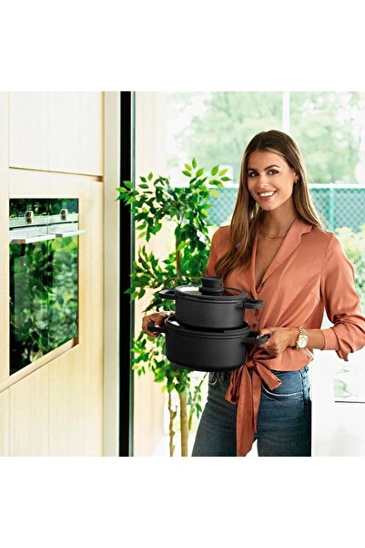 Berghoff Leo Stone+ Ceragreen Non-Stick Coating Covered Stockpot 24 X 11 cm