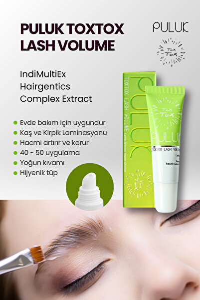 PULUK TOXTOX LASH VOLUME Kaş ve Kirpik bakımı - Kaş ve Kirpik laminasyonu 10ml