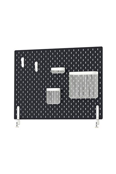 IKEA - SKADIS, çok amaçlı pano, siyah, 76x56 cm