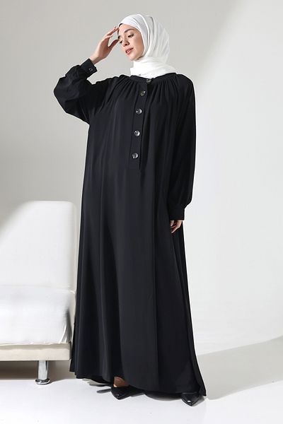 Berel Moda Φόρεμα με πατάκι μαύρο