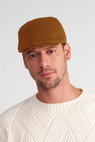 Külah Căciulă plată din lână pentru bărbați. Căciulă Peaky Blinders