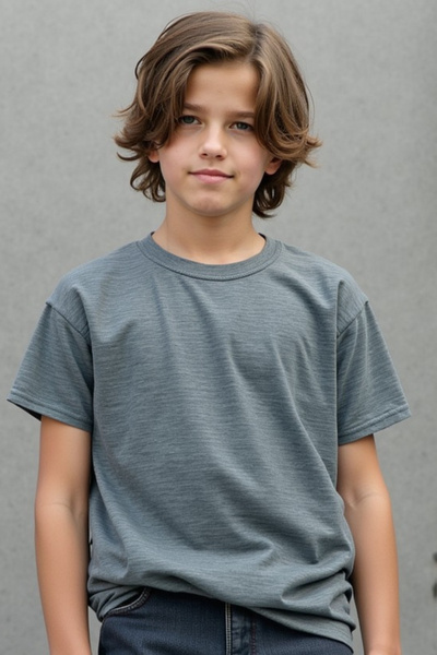 Cloise Painting Gray Kids T-Shirt Unisex |   100% Cotton |