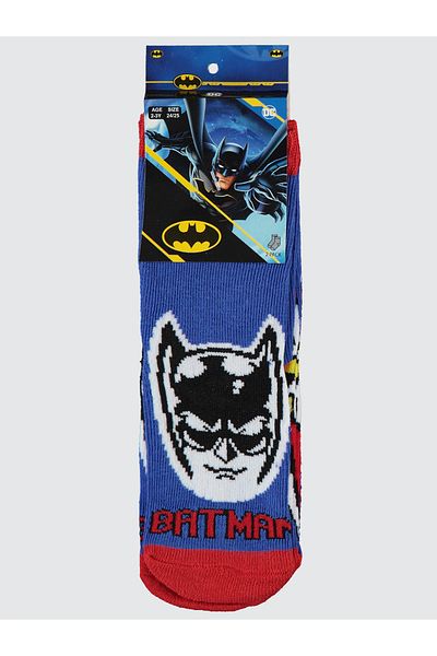 Batman 2-12 Years Old Boys' Blue Socks Set of 2