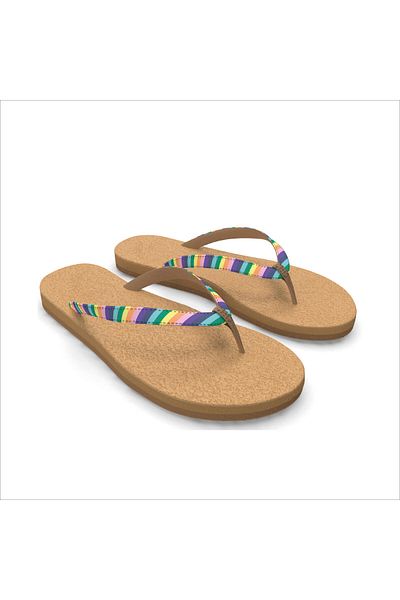 Decathlon Γυναικείες σαγιονάρες Olaian - Καφέ/μαύρισμα - 550 Raffi