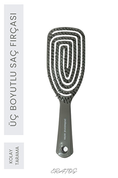 ERATOS فرشاة شعر ثلاثية الأبعاد سهلة التمشيط