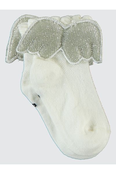 Civil Girls 3-11 Years Old Girl's Ecru Socks - with Accessories